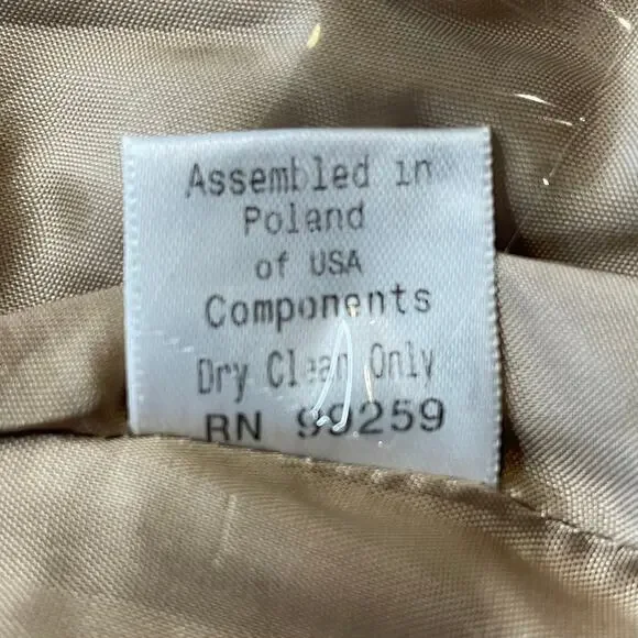 VERA WANG MAIDS SATIN COCKTAIL FORMAL DRESS CHAMPAGNE IVORY MEDIUM 6 - Picture 7 of 10